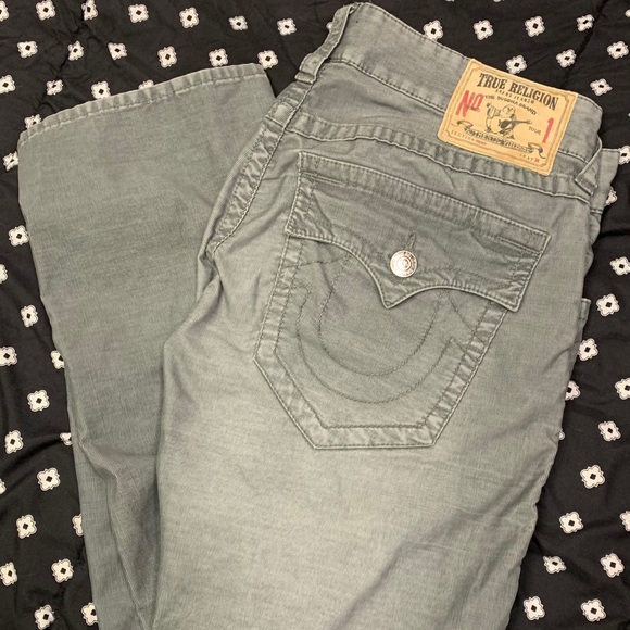 true religion grey jeans